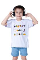 Camiseta Infantil Haloween Dia Das Bruxas Vassoura Espantalho Terror Fantasia Fantasma 3