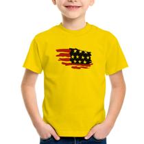 Camiseta Infantil Handrawn Flag - Foca na Moda
