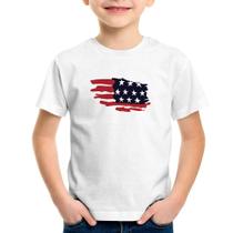Camiseta Infantil Handrawn Flag - Foca na Moda