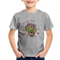 Camiseta Infantil Happy Valentine's Day - Foca na Moda