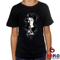 Camiseta Infantil Harry Potter 100% Algodão Relíquias da Morte Hogwarts Geeko 01 Camiseta Infantil Harry Potter 100% Algodão Relíquias da Morte Hogwarts Geeko 01