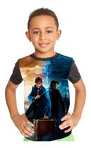 Camiseta Infantil Harry Potter Animais Fantásticos Ref:406