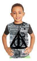 Camiseta Infantil Harry Potter Relíquias Da Morte Ref:389