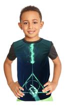 Camiseta Infantil Harry Potter Relíquias Da Morte Ref:819