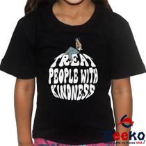 Camiseta Infantil Harry Styles 100% Algodão Treat People With Kindness Geeko