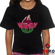 Camiseta Infantil Harry Styles 100% Algodão Watermelon Sugar Pop Geeko