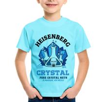 Camiseta Infantil Heisenberg Crystal - Foca na Moda