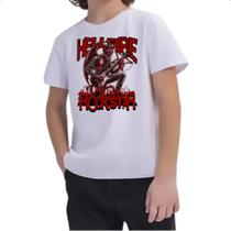 Camiseta Infantil Hell Fire Rockstar