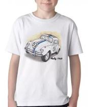 Camiseta Infantil Herby 1968 Fusca Carro Volkswagen Linda