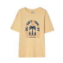 Camiseta Infantil Hering Estampado Amarelo