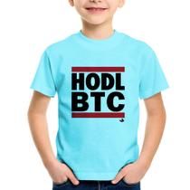 Camiseta Infantil Hodl BTC - Foca na Moda