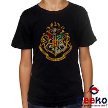 Camiseta Infantil Hogwarts 100% Algodão Harry Potter Geeko 06