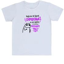 Camiseta Infantil Hoje tô igual a Dipi Rona Camiseta Infantil Hoje tô igual a Dipi Rona