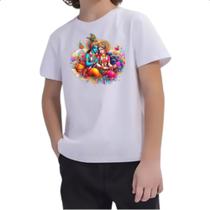 Camiseta Infantil Holi Radha Krishna