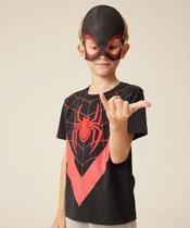 Camiseta Infantil Homem Aranha Brinde Marvel Tam 4 a 1-08313