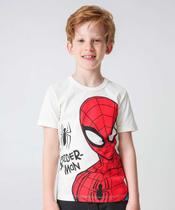 Camiseta Infantil Homem Aranha Marvel Tam 4 a 10-48018