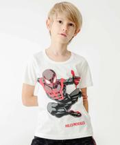 Camiseta Infantil Homem Aranha Marvel Tam 4 a 10-59146 Camiseta Infantil Homem Aranha Marvel Tam 4 a 10-59146