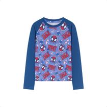 Camiseta Infantil Homem-Aranha UV 50+ Meninos 1 a 4 Anos -