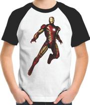 Camiseta Infantil Homem de Ferro