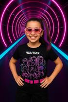 Camiseta Infantil Huntrix Rumi Mira Zoey Guerreiras Kpop
