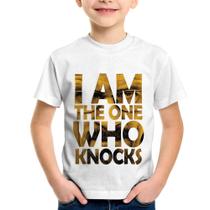Camiseta Infantil I Am The One Who Knocks - Foca na Moda Camiseta Infantil I Am The One Who Knocks - Foca na Moda