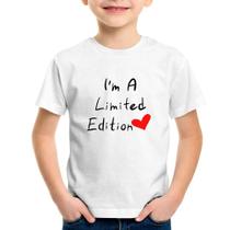 Camiseta Infantil I'm A Limited Edition - Foca na Moda