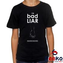 Camiseta Infantil Imagine Dragons 100% Algodão Bad Liar Rock Geeko