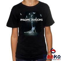 Camiseta Infantil Imagine Dragons 100% Algodão It Comes Back To You Geeko