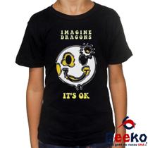 Camiseta Infantil Imagine Dragons 100% Algodão Its OK - Geeko