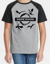 Camiseta Infantil Imagine Dragons - Alternativo Basico
