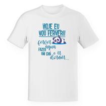 Camiseta Infantil Irônico fever água fazer chá e dormir Camiseta Infantil Irônico fever água fazer chá e dormir