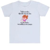 Camiseta Infantil Irônico tentei acordar diferente