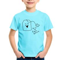 Camiseta Infantil Its A Tea Shirt - Foca na Moda
