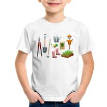 Camiseta Infantil Jardinagem Paisagista - Foca na Moda