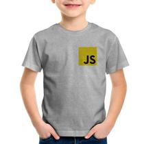 Camiseta Infantil JavaScript - Foca na Moda