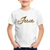 Camiseta Infantil Jesus - Foca na Moda