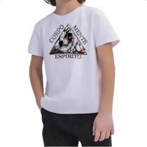 Camiseta Infantil Jiu-Jitsu Corpo Mente Espirito