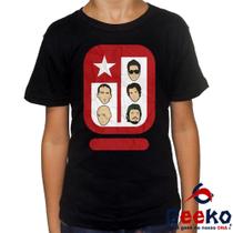 Camiseta Infantil Jota Quest 100% Algodão Banda Rock Geeko