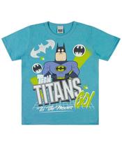 camiseta infantil jovens titans batman algodão em várias cores tamanhos 4 a 8 anos