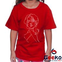 Camiseta Infantil Jungkook 100% Algodão BTS K-pop JK Geeko