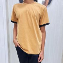 Camiseta Infantil Juvenil Menino T-shirt 100%Algodão Detalhe