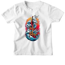 Camiseta Infantil Ka tana colorful japao artwork