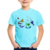 Camiseta Infantil Kite Surf Freestyle - Foca na Moda