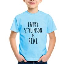 Camiseta Infantil Larry Stylinson is real - Foca na Moda