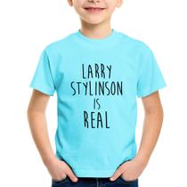 Camiseta Infantil Larry Stylinson is real - Foca na Moda