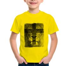 Camiseta Infantil Leão de Judá - Foca na Moda