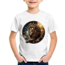 Camiseta Infantil Leão Sígno - Foca na Moda