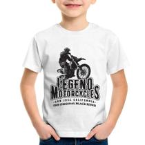 Camiseta Infantil Legend Motorcycle - Foca na Moda