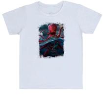 Camiseta Infantil Lendas do Mar Kraken 01 Camiseta Infantil Lendas do Mar Kraken 01