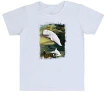 Camiseta Infantil Lendas do Mar Moby Dick 03